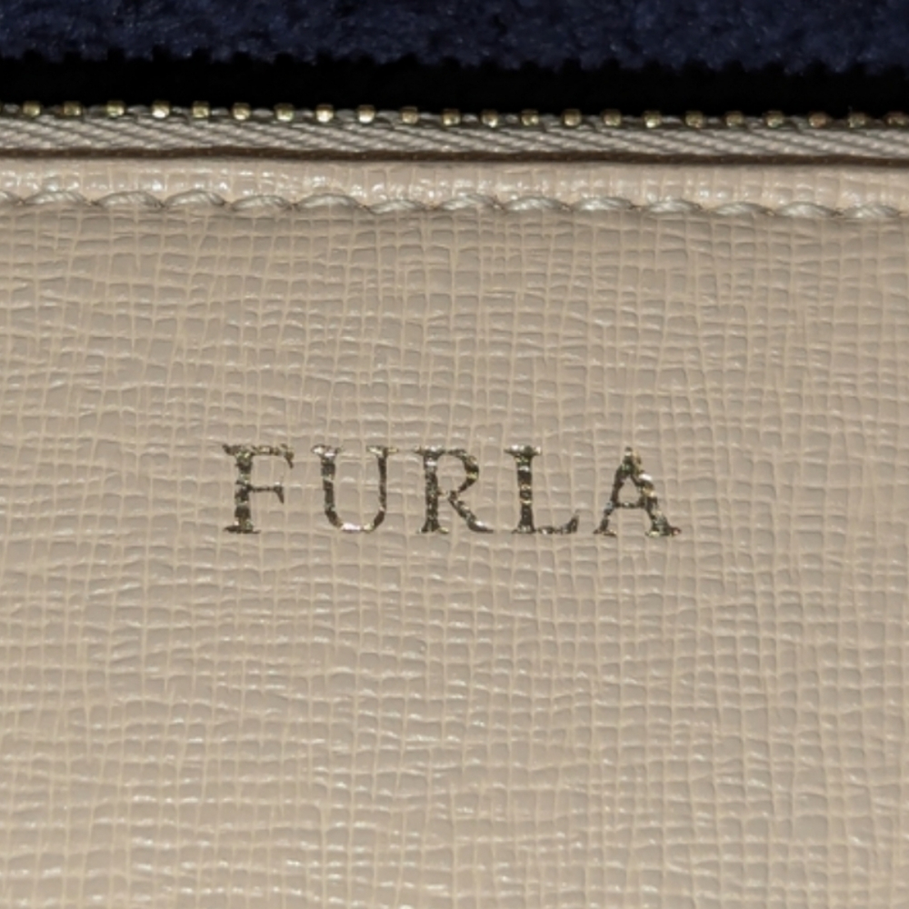 Furla Beige Wristlet Clutch - Picture 2 of 4
